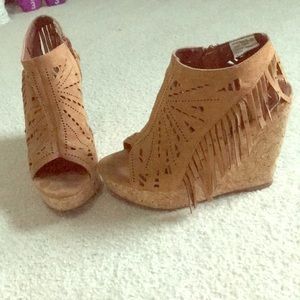 Not Rated brand wedges, size 8